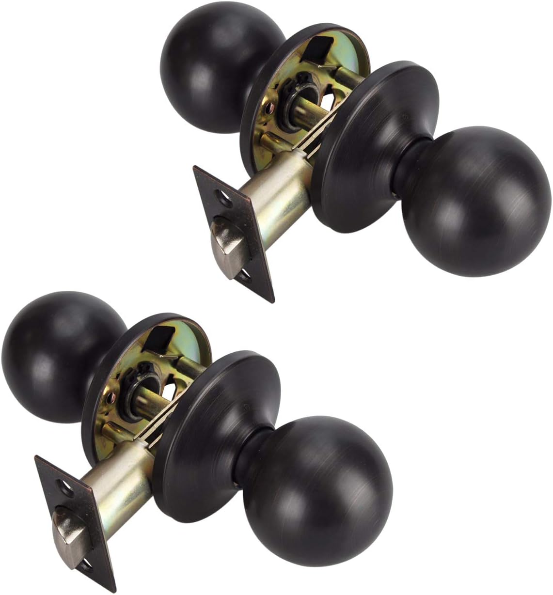 (3Pack) Keyed Alike Entry Lever Lock in Venetian Matt Black D65127
