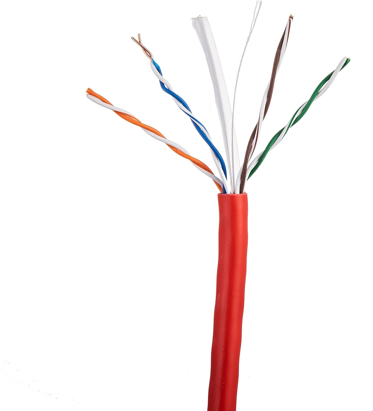 1000ft CAT6 Solid Ethernet UTP 23AWG Network Cable (Orange) L10984
