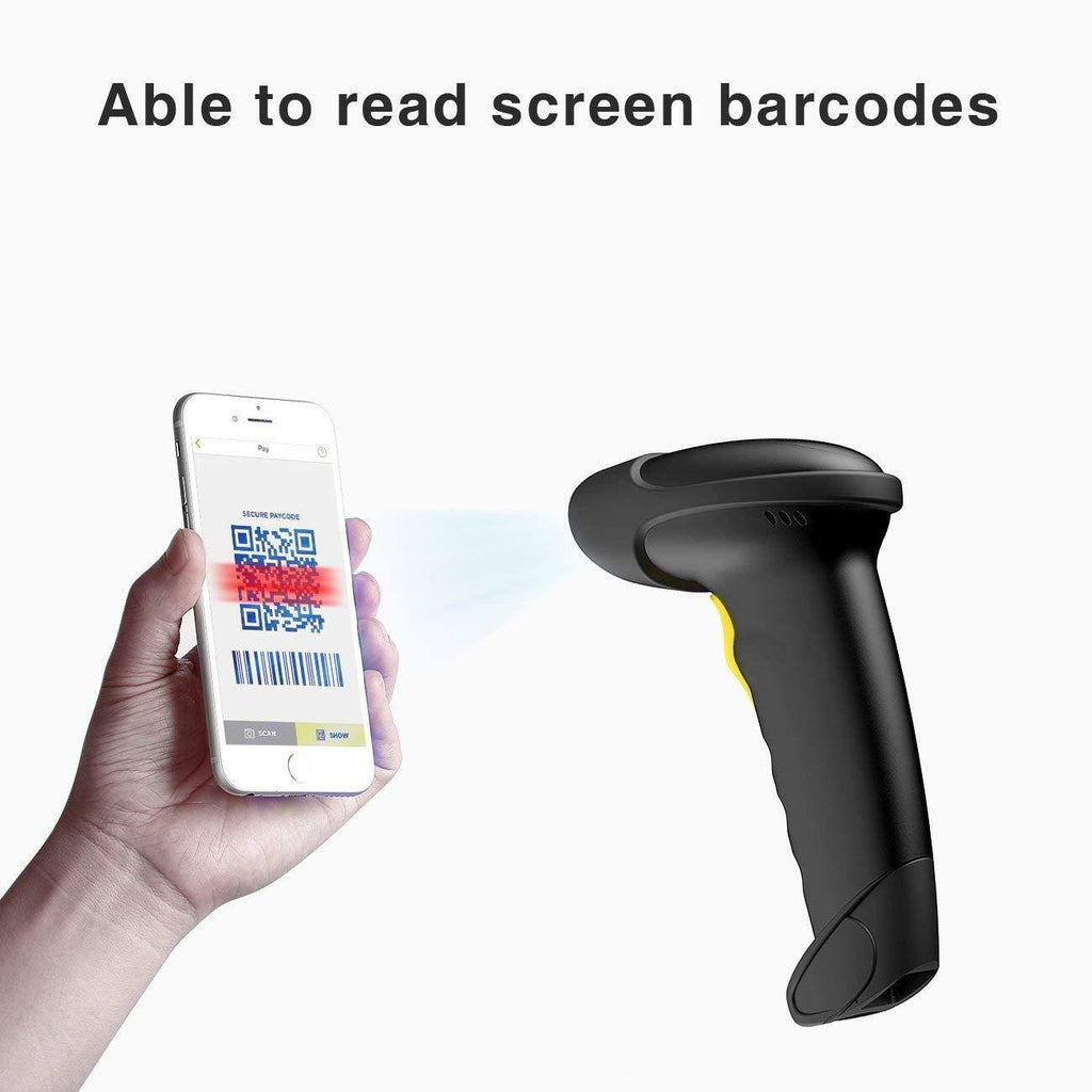 Black Wireless Bluetooth Barcode Scanner H407588