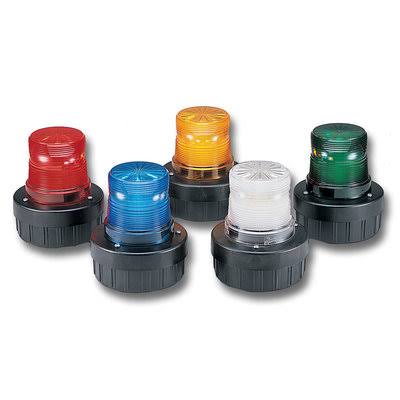 Amber LED Warning Light with Sound, 24Vdc P883