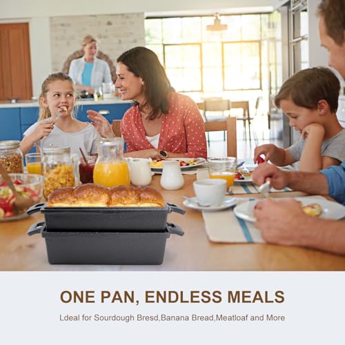 Cast Iron Bread Pan with Lid 9x5 Inch D401492