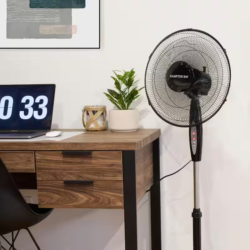 16 in. 3 Speed Oscillating Standing Fan R113604
