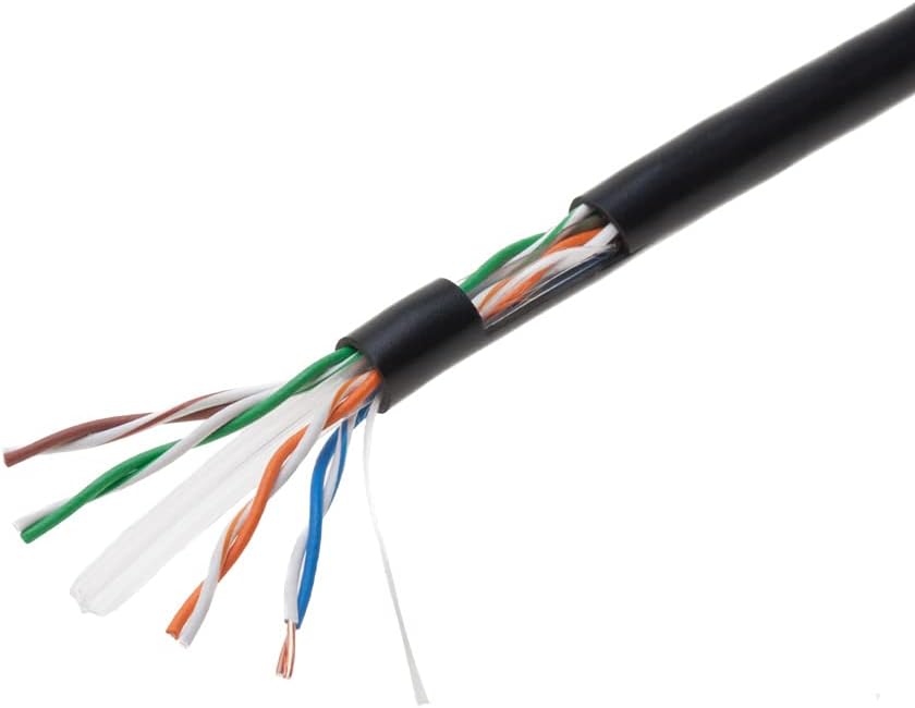 1000ft CAT6 Solid Ethernet UTP 23AWG Network Cable (Orange) L10984