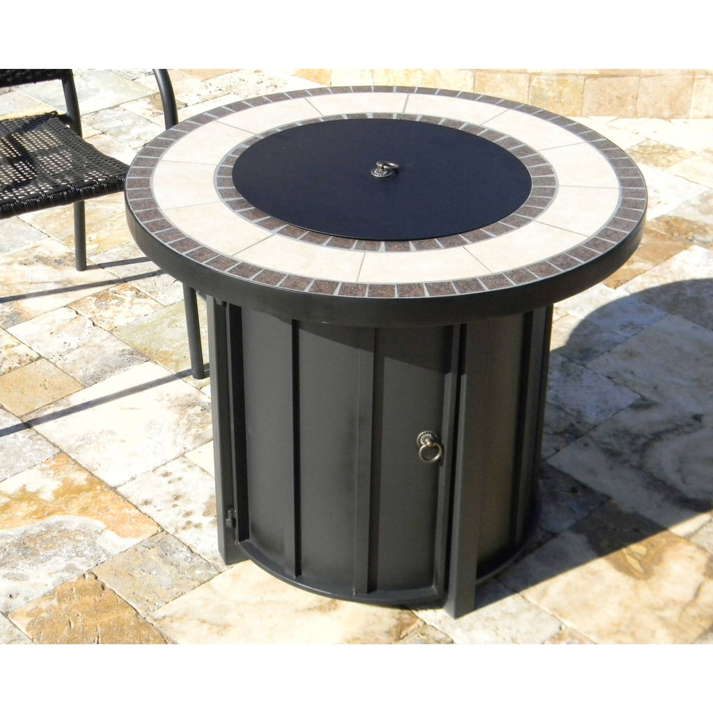 Round Propane Fire Pit V2341