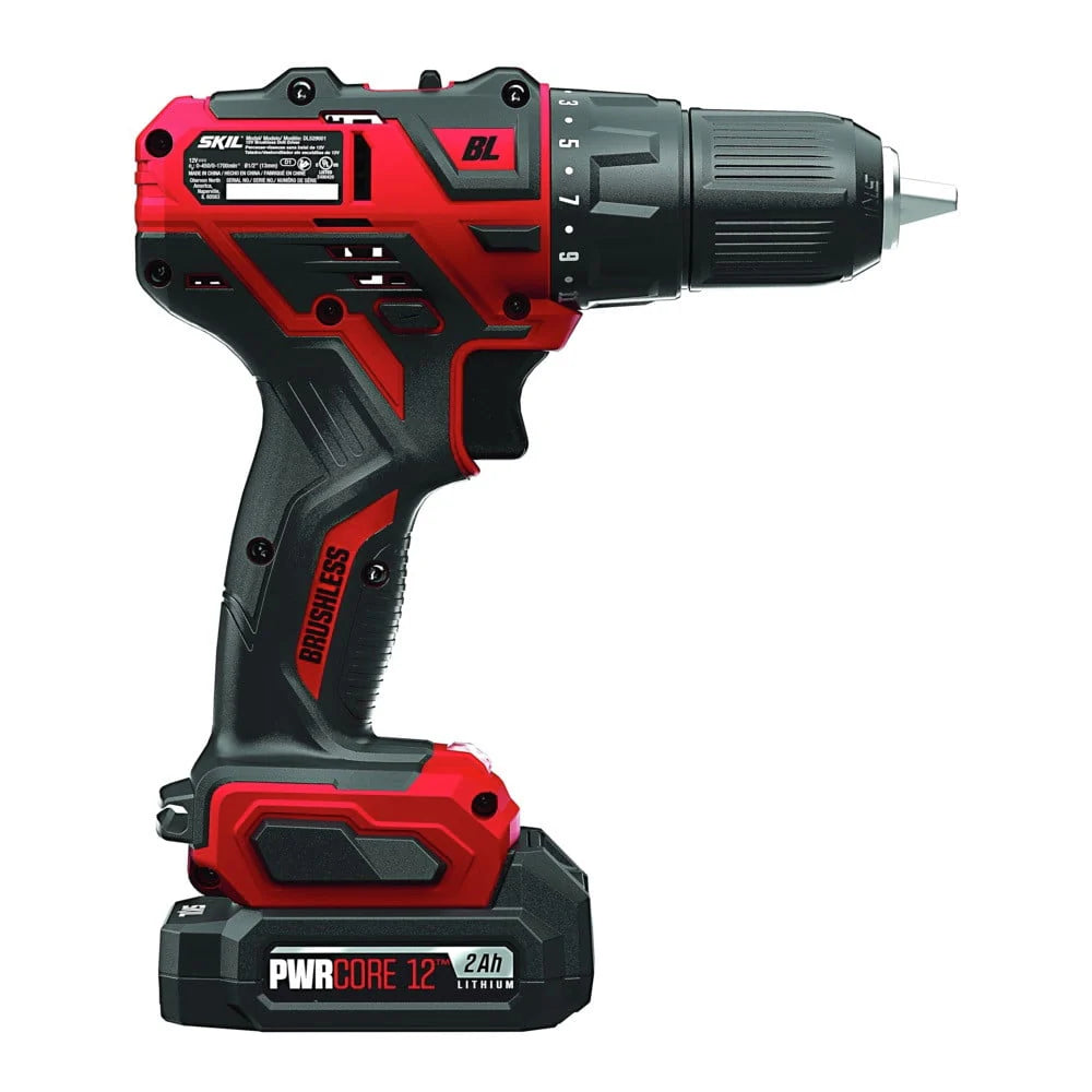 12-Volt 1/2 In. Cordless Brushless Drill Driver Kit with Battery and Charger G7310