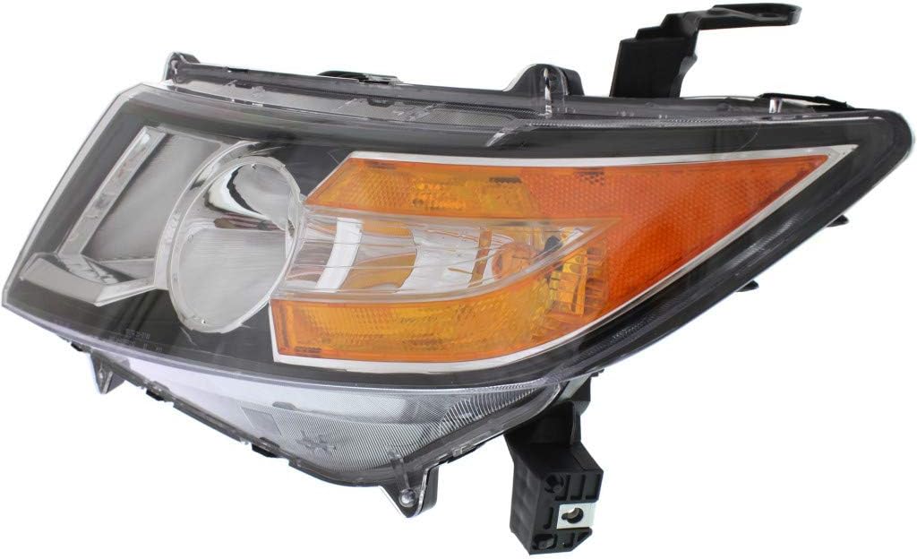 Headlight Assembly Black Bezel Driver Side T91613