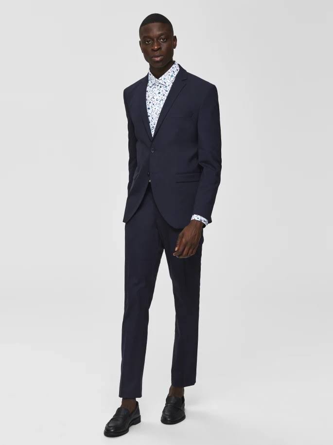 Blue Men Suit D827411