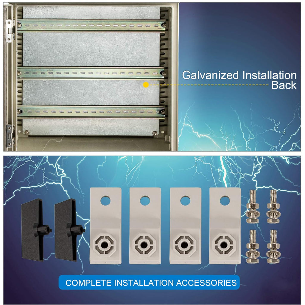 NEMA 4X Fiberglass Electrical Enclosure R746006