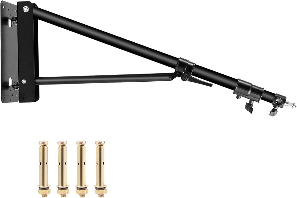 Wall Mount Boom Arm with Triangle Base Adjustable Camera Mount E67605