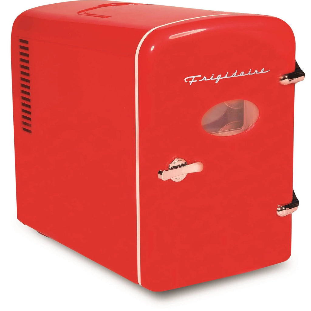 6-Can Mini Beverage Fridge Red Q197976