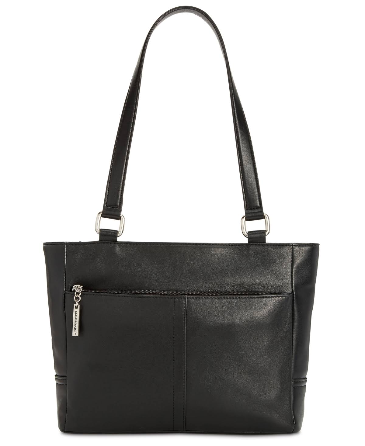 Black Leather Tote Y40065