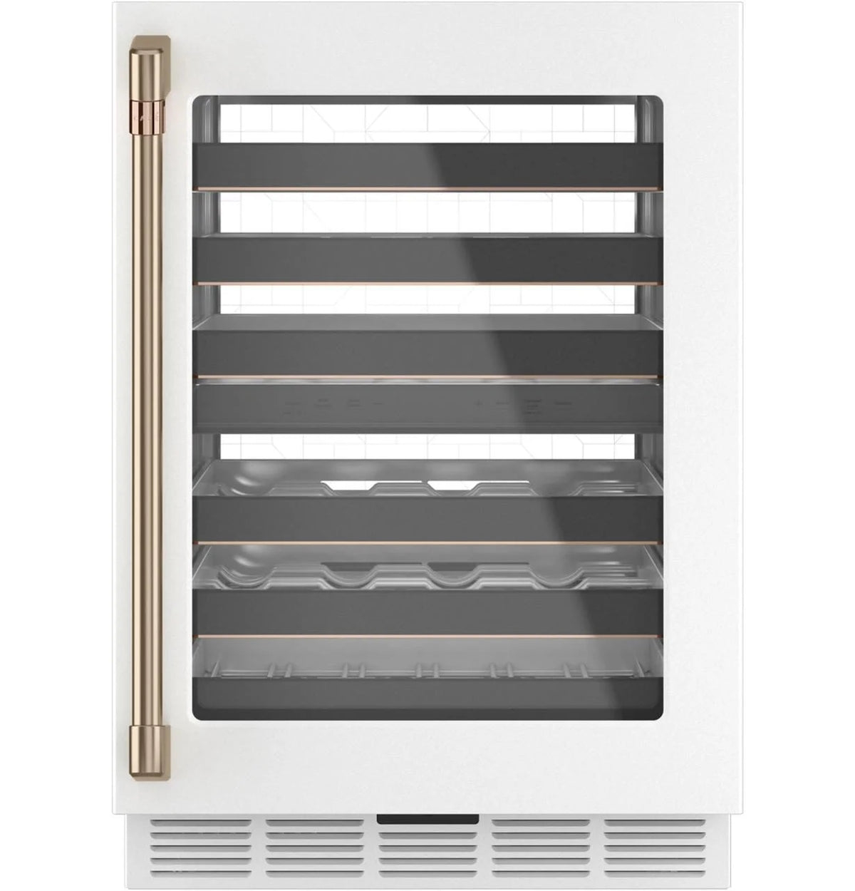 46 Bottle Built-in Matte White Wine Center E331