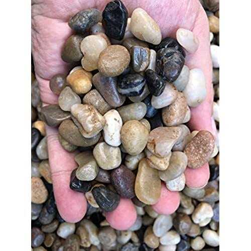 Natural Decorative Polished Mixed Pebbles River Rock Stones O42143