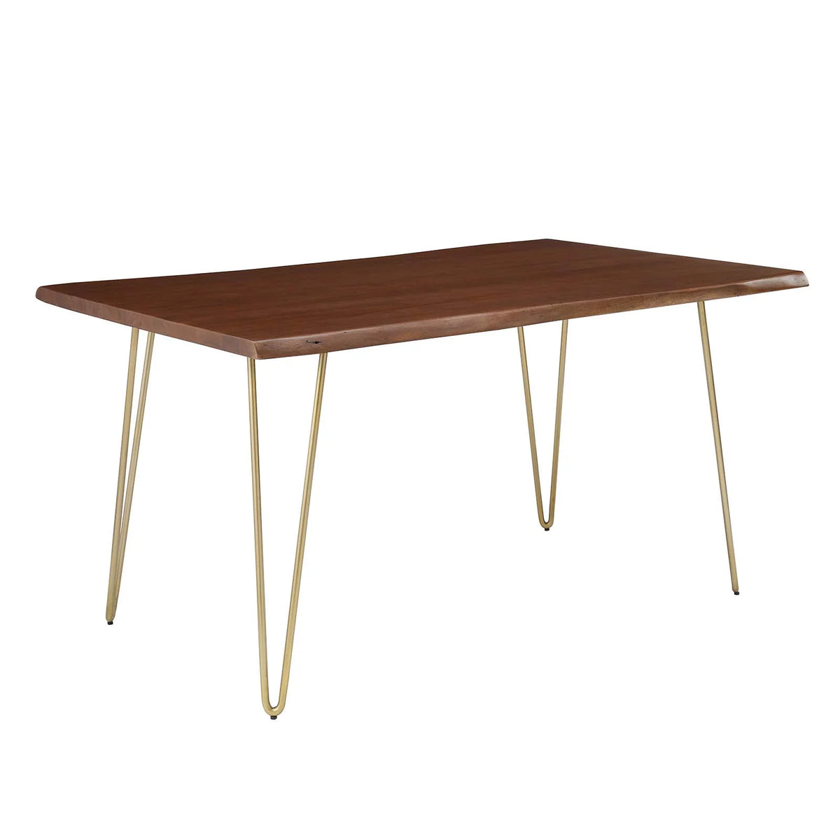 60" Live Edge Acacia Wood Dining Table J4899