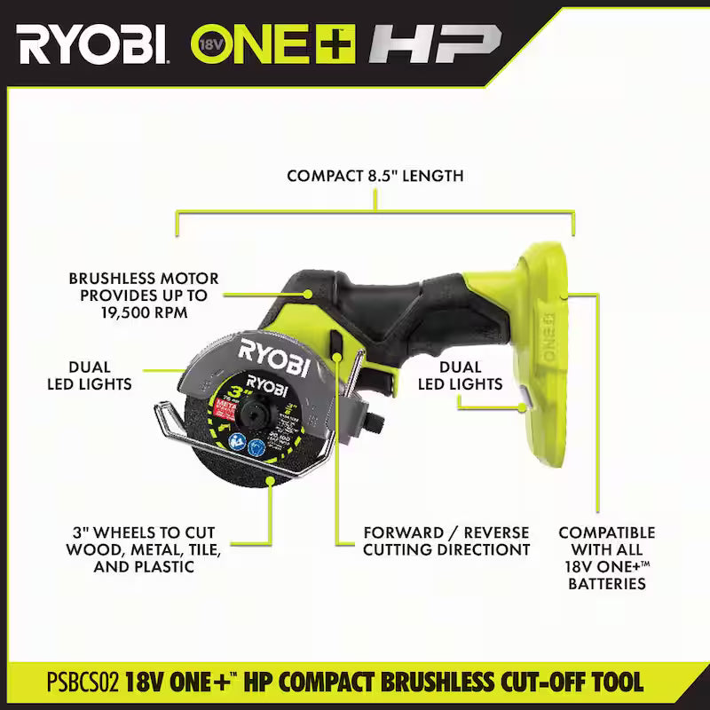 18V Cordless Power Tool Kit with Batteries and Charger N86345