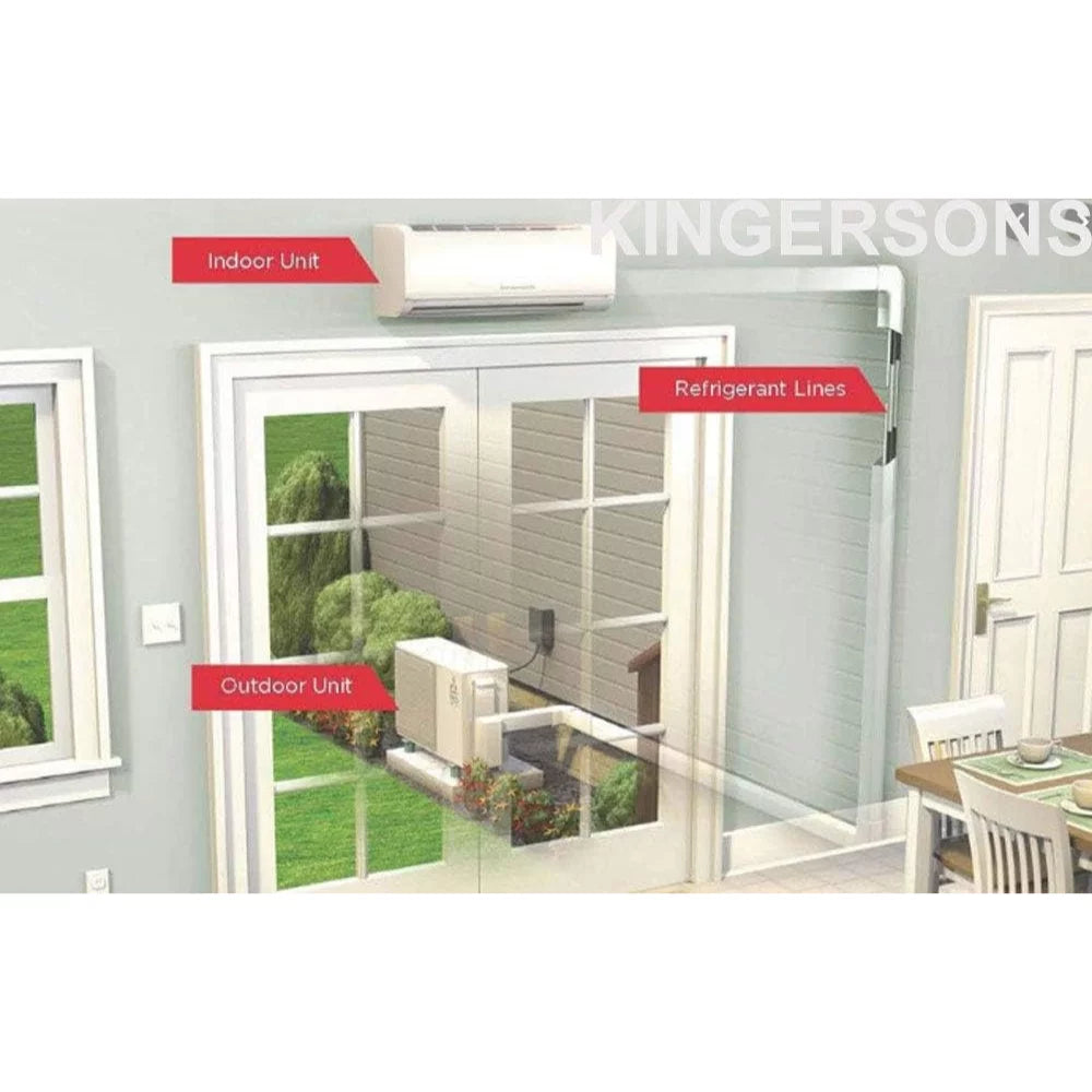 30000 BTU Wall Mounted Heat Pump Air Conditioning System V3065
