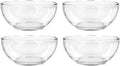 6 In Clear Glass Bowls (4) W3351