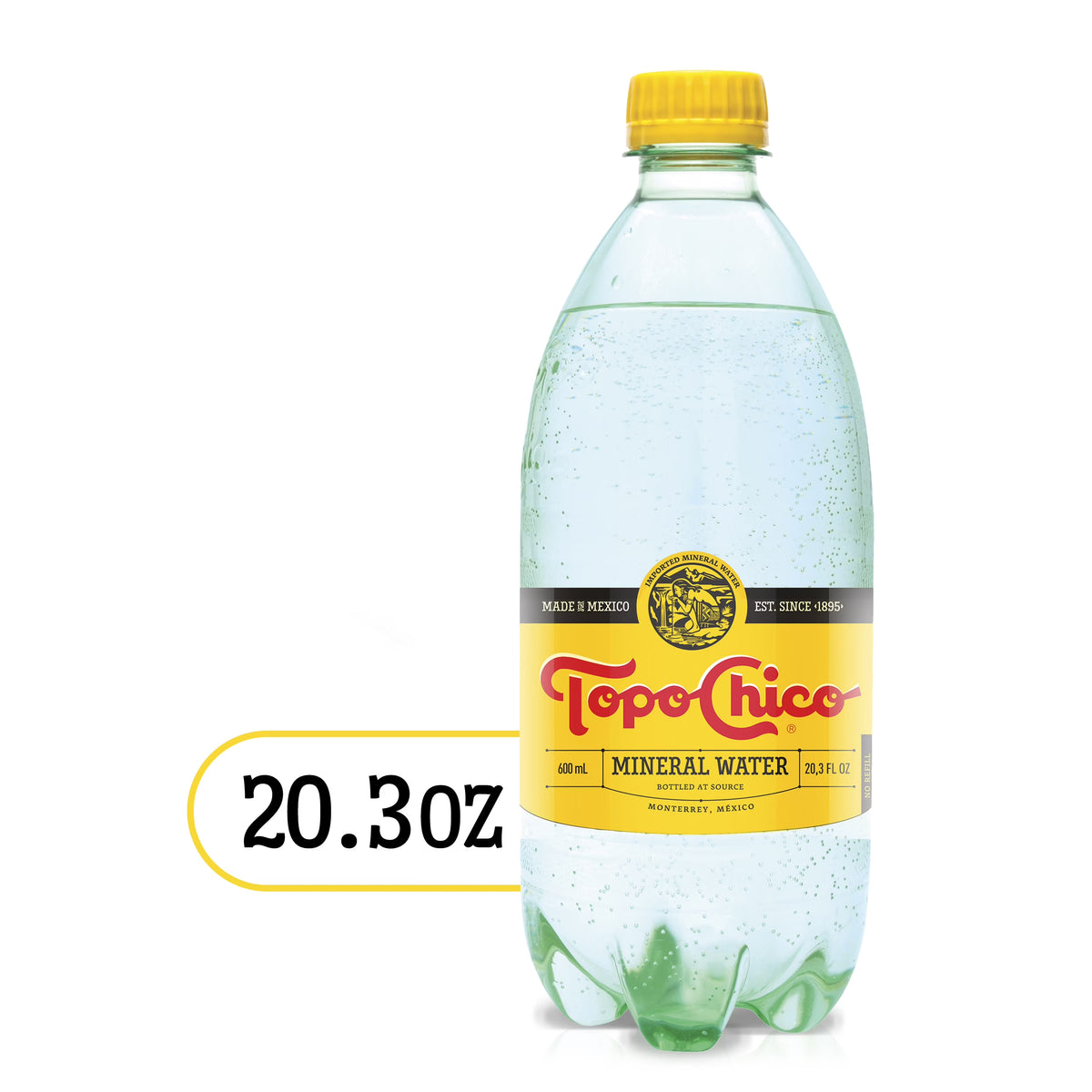 Sparkling Mineral Water Bottle, 20.3 fl oz D490139