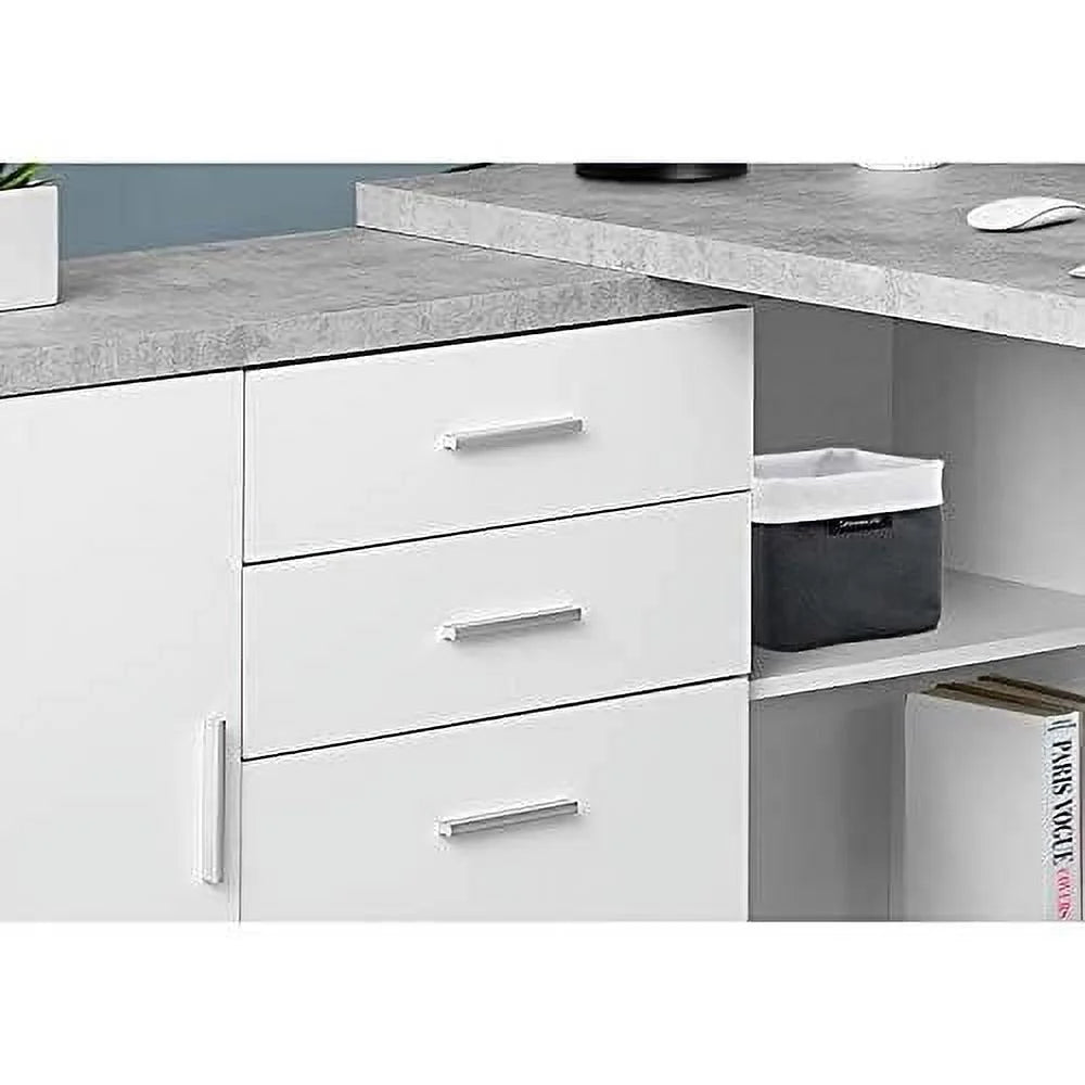White Computer Desk Z130