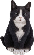Sitting Cat Black/White U891