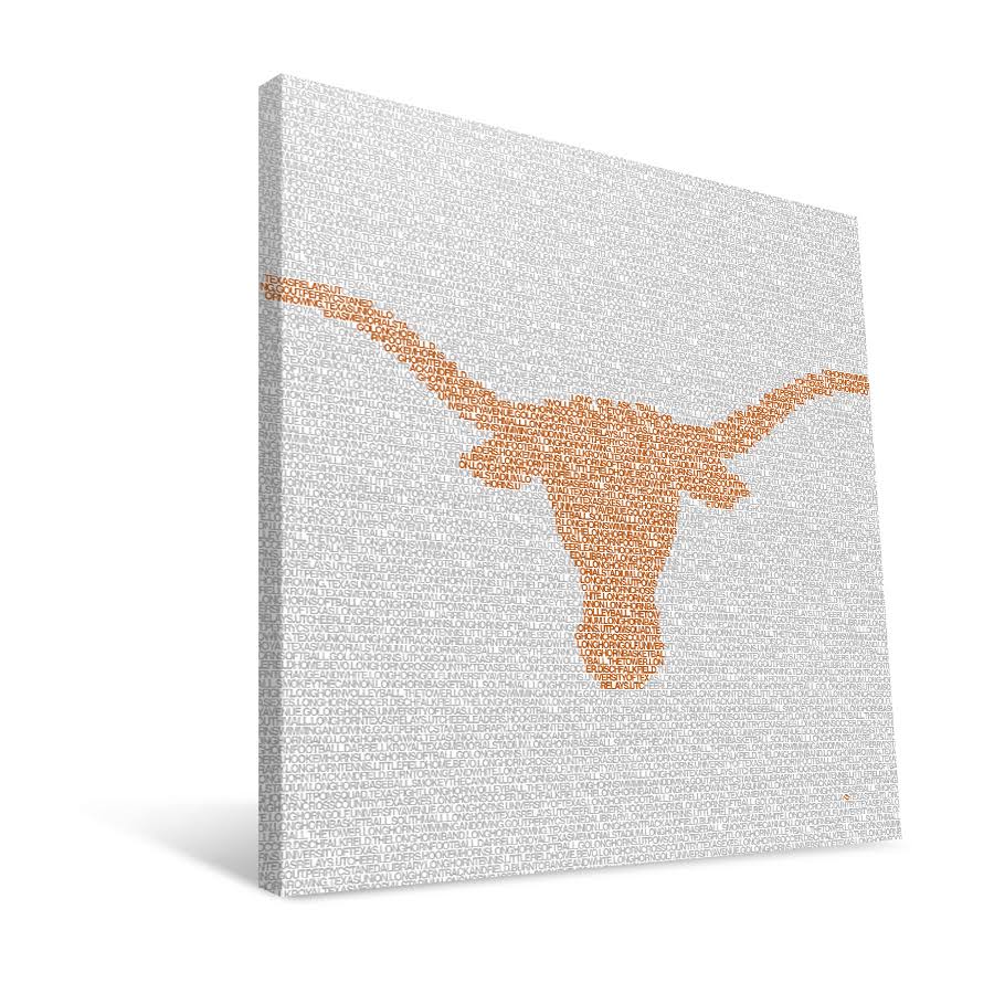 Canvas Texas Longhorns A135939