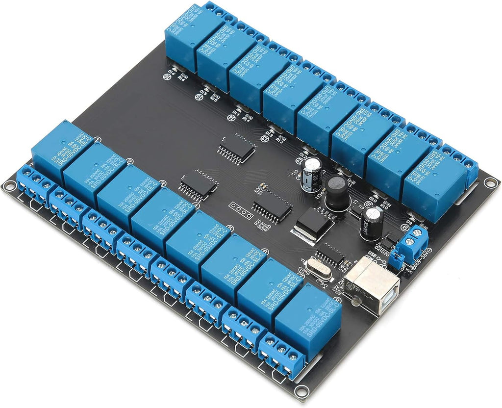 16 Channel USB Controlled Relay Module with 16 SPDT Relays V88288