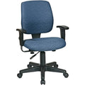 Grey Task Chair with Ratchet Back Height Adjustment and 2-Way Adjustable Arms I2374