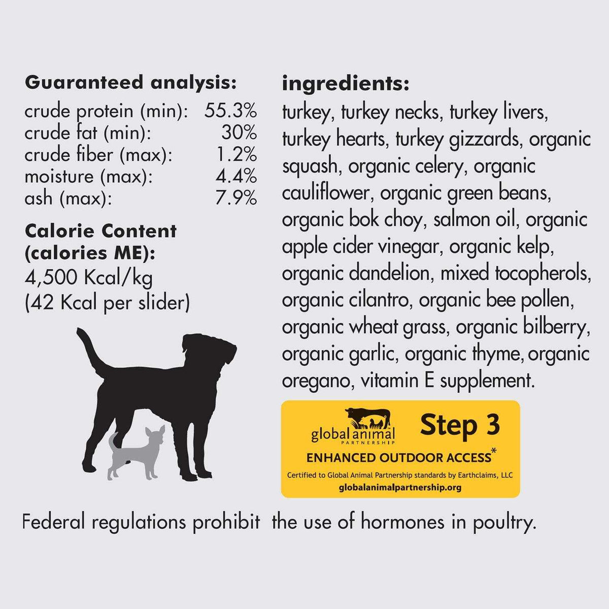 Turkey Sliders Freeze Dried Dog Food B624444