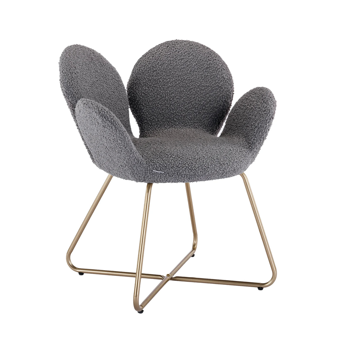 Velvet Accent Chair with Metal Legs, 2PC/SET C212