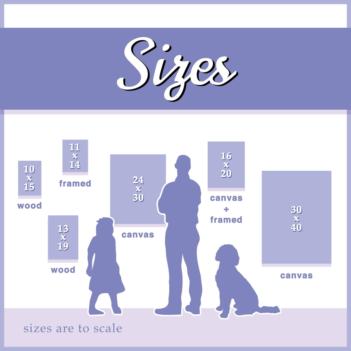 Navy Blue Framed Typography Wall Art Q3929