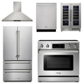 36 Electric Range, Range Hood, Refrigerator, Dishwasher, Wine Cooler T73668