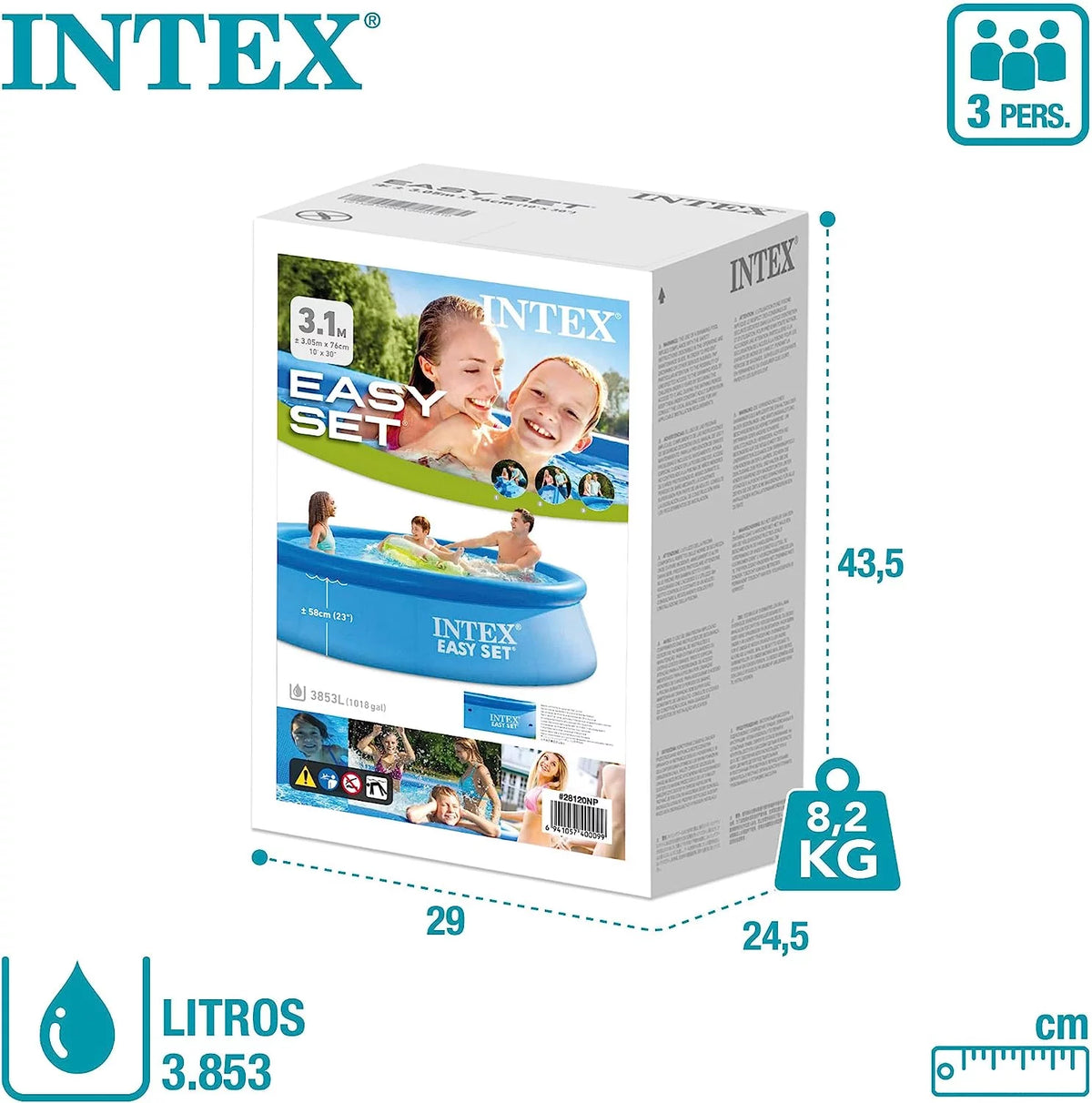 10ft x 30in Easy Set Pool Z1956