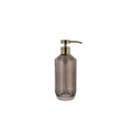 Brown Glass Soap Dispenser L4306