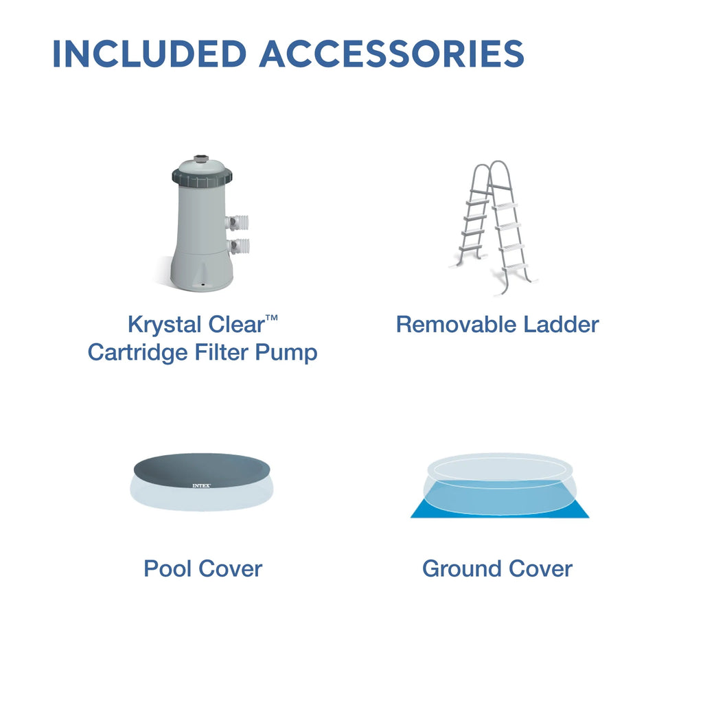 15' x 48 Inflatable Above Ground Swimming Pool with Ladder & Pump P9534