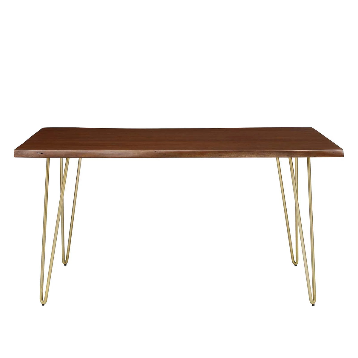 60" Live Edge Acacia Wood Dining Table J4899