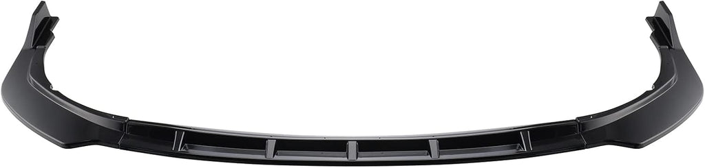 3Pcs Front Bumper Lip ABS Glossy Black Front Splitter Spoiler Pack of 2 M608