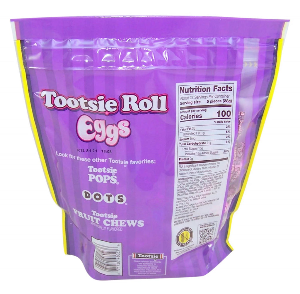 Tootsie Roll Eggs, Pack of 2, 23 Ounces per Bag E1238