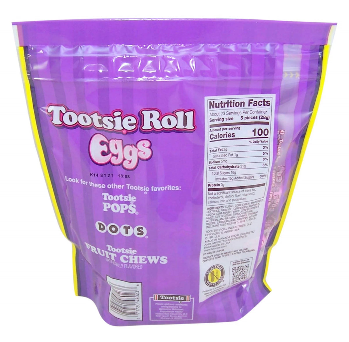 Tootsie Roll Eggs, Pack of 2, 23 Ounces per Bag E1238