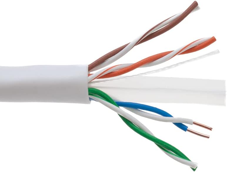 1000ft CAT6 Solid Ethernet UTP 23AWG Network Cable (Orange) L10984