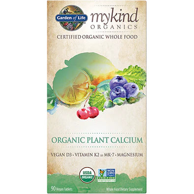 Organic Plant Calcium 90 tabs K256