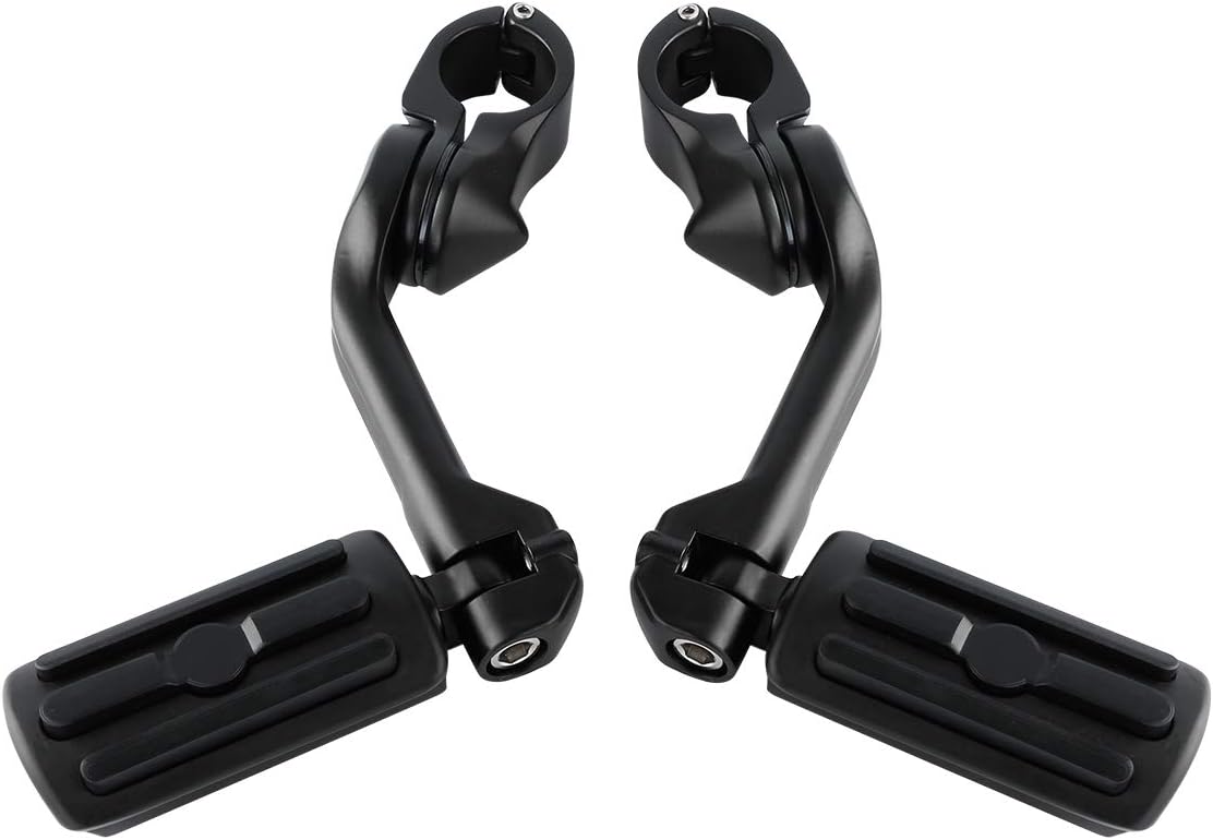 1.25" 32 mm Angled Adjustable Highway Foot Pegs Pack of 2 F127