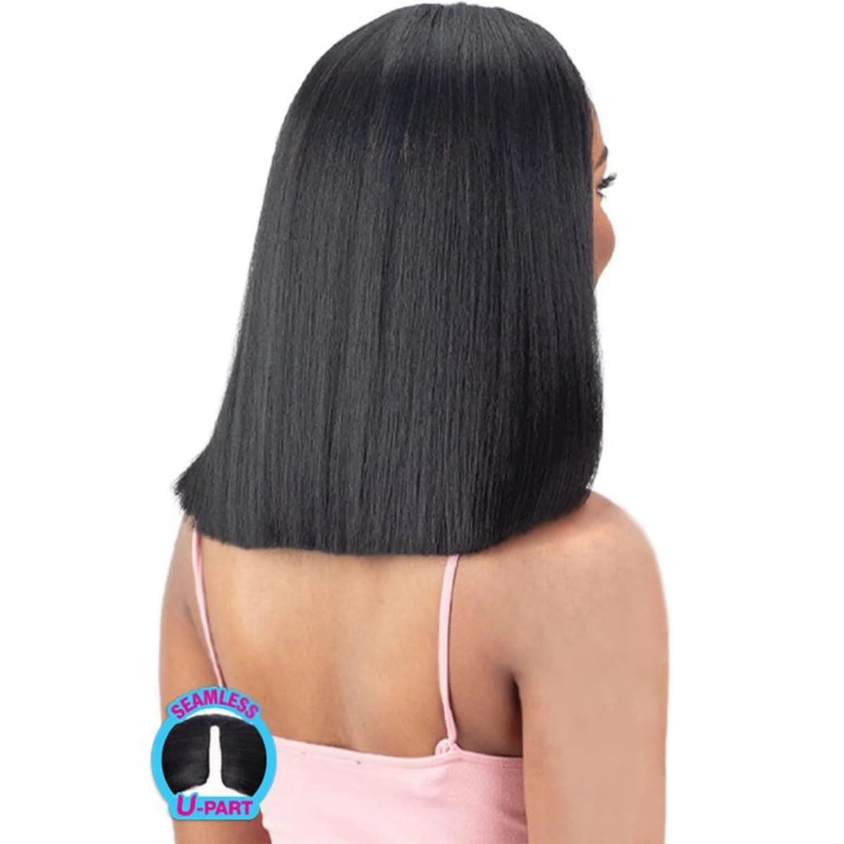 U Part Wig Natural Yaky Straight 14" F785