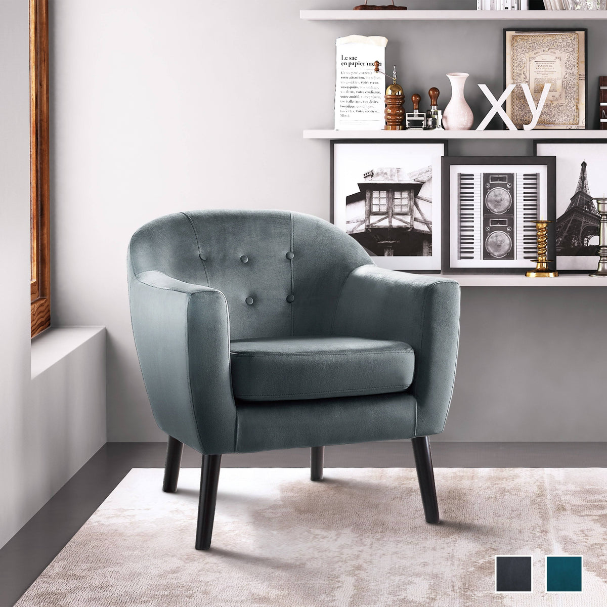Grey Accent Chair W14825