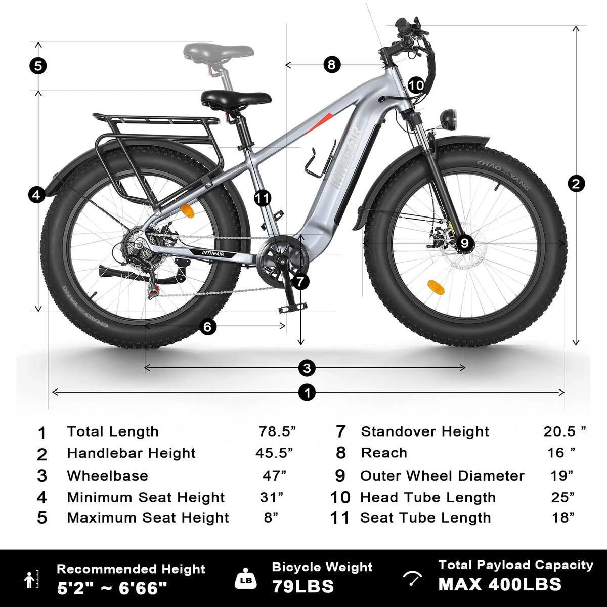 Electric Bike 26 Fat Tire 750W 48V M760