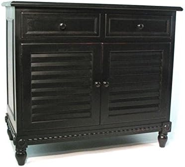 Antique Black Cabinet T9438