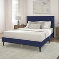 Gray Diamond Tufted Upholstered Queen Platform Bed G80474