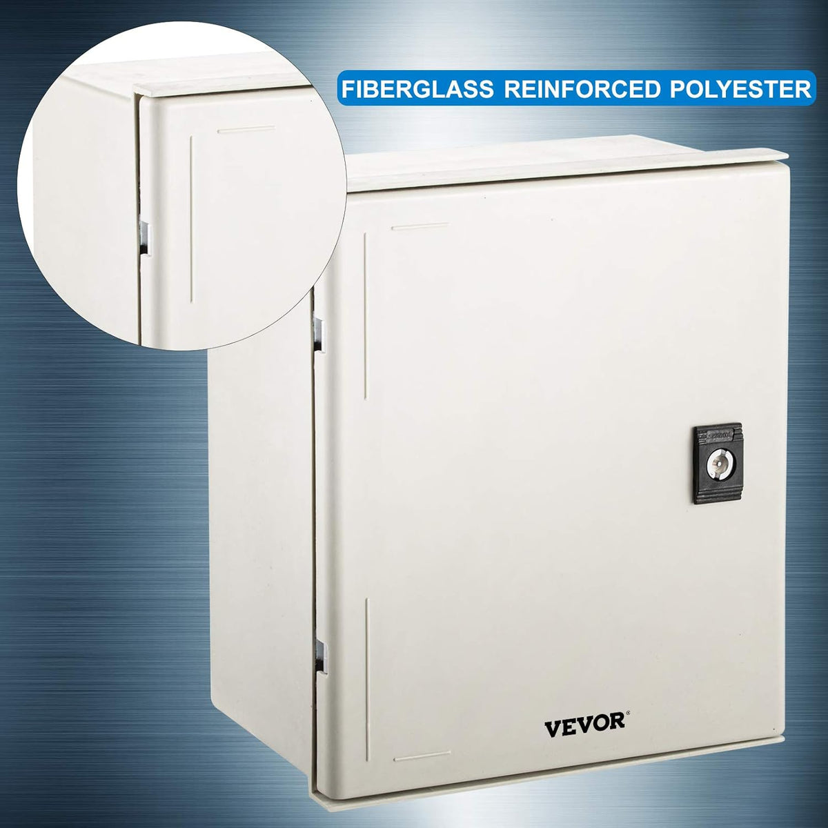 12 x 10 x 6'' NEMA 4X Fiberglass Electrical Enclosure P183