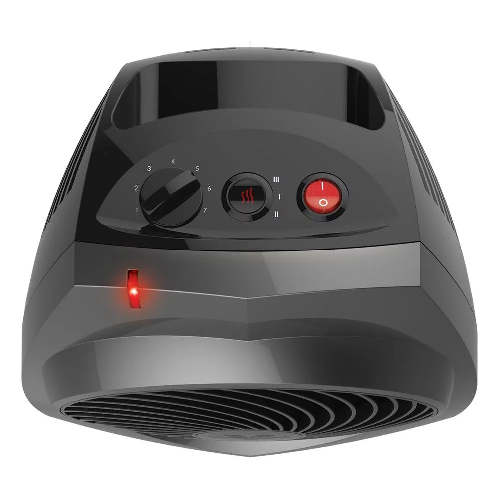 Charcoal / Black Electric Portable Space Heater Q694