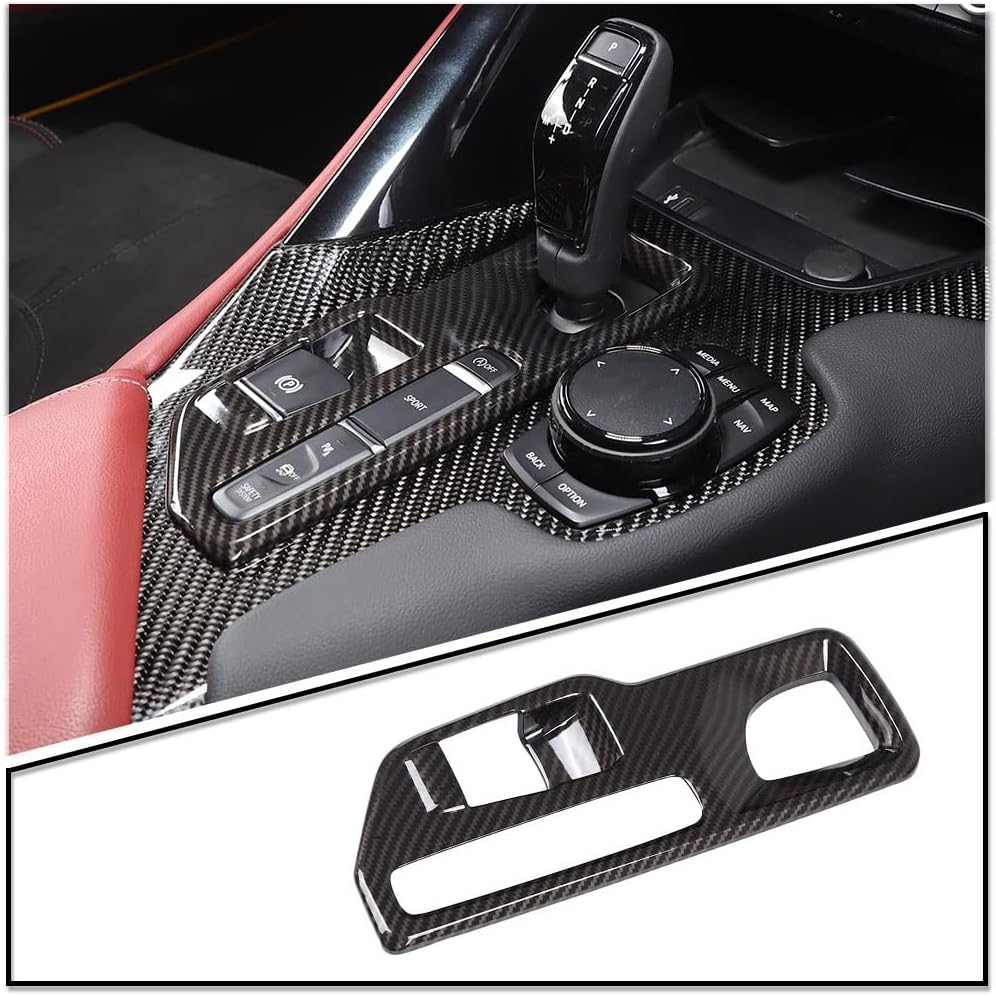 Carbon Fiber Pattern Gear Shift Panel Trim Cover Pack of 2 R754179