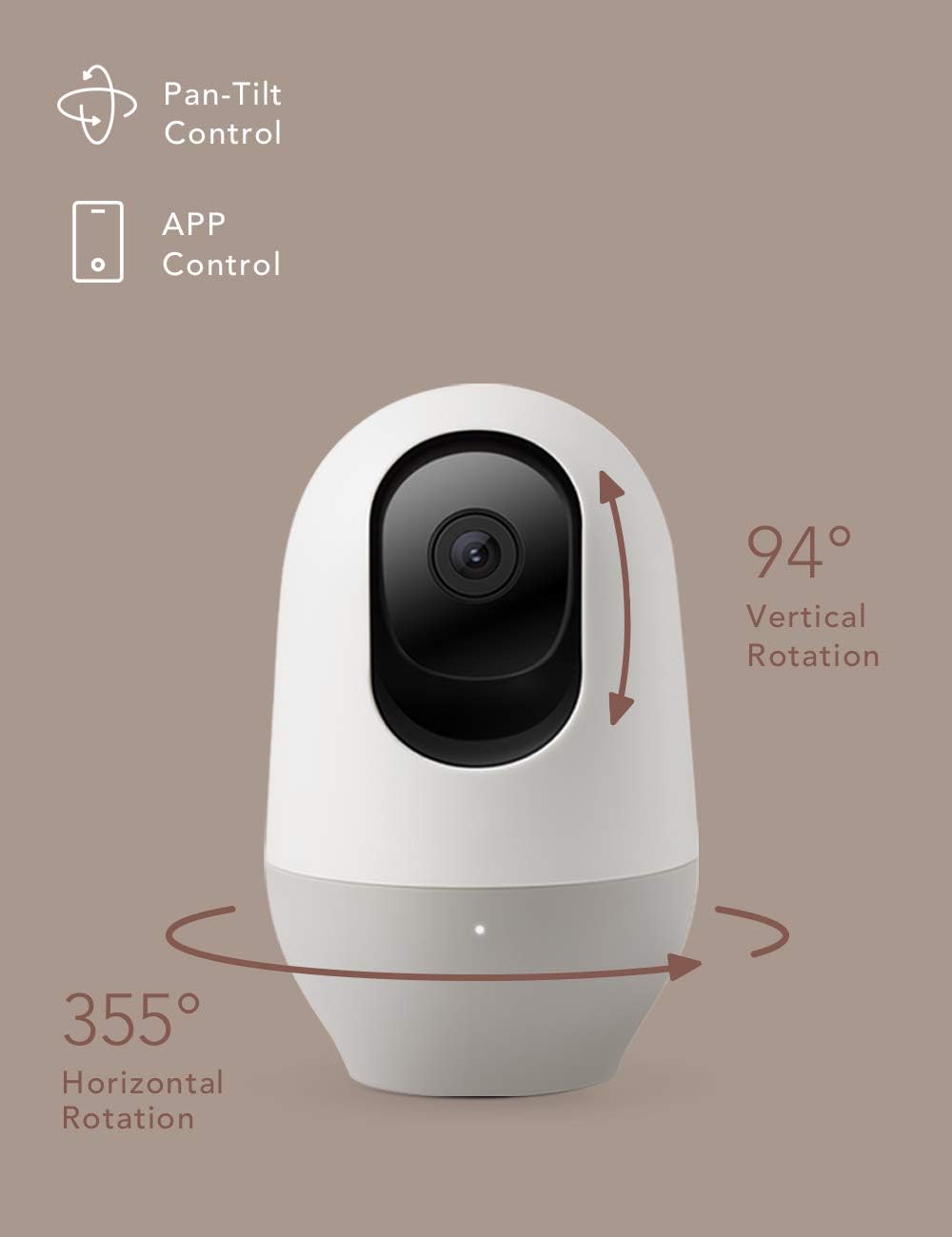 1080P WiFi Security Camera with Motion Tracking, Pack of 2 H2728